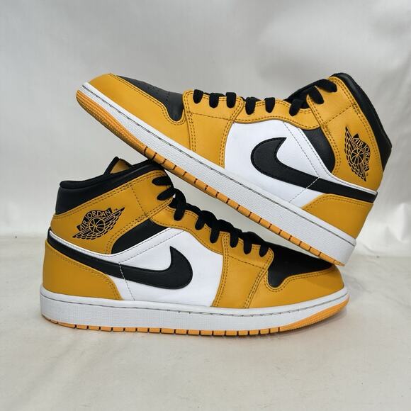 Nike Air Jordan 1 Mid “Taxi/Yellow Black”